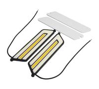 Eurowagens Luci Diurne A LED Doppie Dual White E Amber Con Staffa Regolabile
