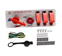 Eurowagens Pannello Interruttore Accensione Auto Racing 12V Pulsante Start LED