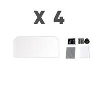 Eurowagens Pellicola Protezione Strumentazione Scratch Per Moto Accessori x4