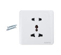 Eurowagens Piastra Presa Elettrica AC Universale 5 Fori Dock Socket