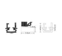 Eurowagens Portabombole Luce Portalampada LED Ford Focus 2 Pezzi Plastic