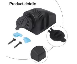 Eurowagens Presa Doppia USB 12V/24V Affidabile Per Camper E Barca