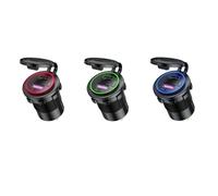 Eurowagens Presa USB Doppia Con Caricatore Auto Quick Charge 3.0 18W