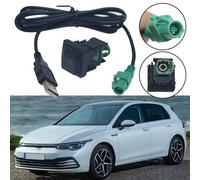 Eurowagens Presa USB E Cavo Per Golf Passat Skoda Interni Auto 12 Mesi