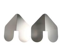 Eurowagens Protezione Arco Barca Acciaio Inox Specchio Lucidato 9 X 8.75 Inch X2