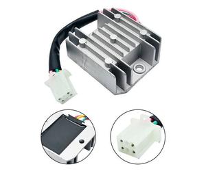 Eurowagens Regolatore Tensione Raddrizzatore 12V 4 Fili Full Wave Ground ATV
