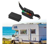 Eurowagens Scatola Relè Fusibili 12V Con Set Completo Fusibili Per Cablaggio