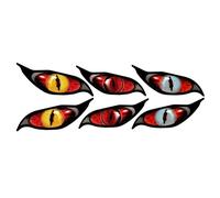 Eurowagens Sticker Decal Occhi Malvagi Per Caschi Moto E Auto