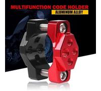 Eurowagens Supporto Manubrio In Lega Alluminio Rossa 32mm 17-32mm 1 Pezzo