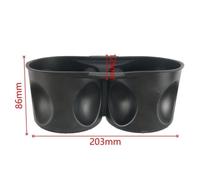 Eurowagens Supporto Portabicchieri Auto Inserto Doppia Bevanda Rimuovibile