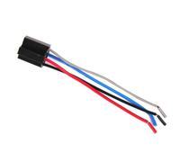 Eurowagens Supporto Relè 4 Pin 12V 40A Cablaggio 4 Fili 17 AWG 13cm