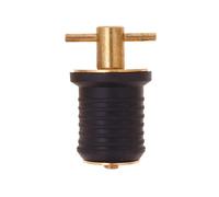 Eurowagens T-Handle Tappo Di Scarico Barca 25mm Gomma In Ottone Twist Lock