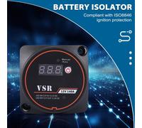 Eurowagens VSR 12V 140A Split Con Sensore Tensione Per Relè Display Digitale