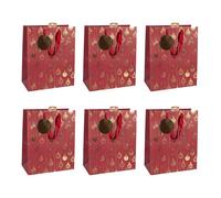 Eurowrap 202119-2C - Scintillant, Excellia, sac large 26,5x14x33 cm - PAQ DE 6