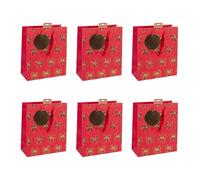 Eurowrap 202119-3C - Scintillant, Excellia, sac moyen 21,5x10,2x25,3 cm - PAQ DE 6