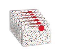 Eurowrap - 26988-6C - Pack 6 sacchetti regalo per compleanno 37,3x11,8x27