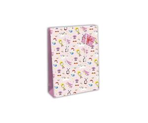 Eurowrap 28788-2Cpack - Set di 6 sacchetti regalo Excellia, formato grande, 26,5 x 14 x 33 cm, 210 g, motivo: principesse, unicorni, sièrne, cowboy, bambini e ragazze, ideale per: giochi, regali