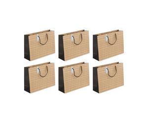 Eurowrap - 28794-6Cpack - Pack 6 sacchetti regalo per adulti 37,3x11,8x27