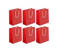 Eurowrap - 30633-3Cpack - Pack 6 sacchetti regalo per adulti 21,5x10,2x25
