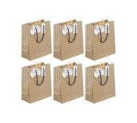 Eurowrap - 32439-3Cpack - Pack 6 sacchetti regalo per adulti 21,5x10,2x25