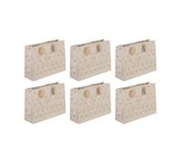 Eurowrap - 32451-6Cpack - Pack 6 sacchetti regalo per adulti 37,3x11,8x27