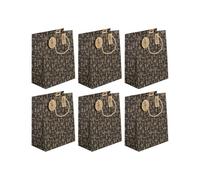 Eurowrap - 32454-2Cpack - Pack 6 sacchetti regalo per adulti 26,5x14x33cm