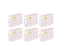 Eurowrap - 32469-6C - Pack 6 sacchetti regalo per compleanno 37,3x11,8x27