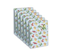 Eurowrap 32475-2Cpack - Set di 6 sacchetti regalo Excellia, formato grande, 26,5 x 14 x 33 cm, 210 g, motivo: draghi, confezione regalo, ideale per: giochi da tavolo, puzzle
