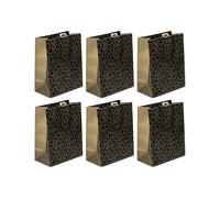 Eurowrap - 32478-2Cpack - Pack 6 sacchetti regalo per adulti 26,5x14x33cm