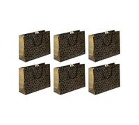 Eurowrap - 32478-6Cpack - Pack 6 sacchetti regalo per adulti 37,3x11,8x27