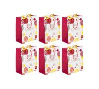 Eurowrap - 32484-2Cpack - Pack 6 sacchetti regalo per compleanno 26