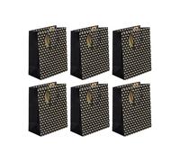 Eurowrap - 32490-2Cpack - Pack 6 sacchetti regalo per adulti 26,5x14x33cm