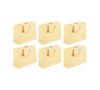Eurowrap - 32499-6Cpack - Pack 6 sacchetti regalo per adulti 37,3x11,8x27
