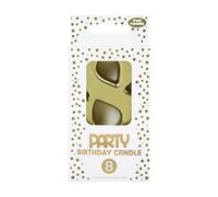 Eurowrap 33700-8C - Candela numero oro, 8 - PAQ DE 6