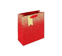 Eurowrap 34831-2C, Pioggia Di Stelle sfondo, 26,5x14x33 cm, rosso