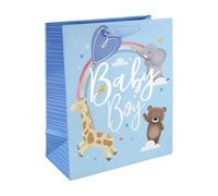 Eurowrap 35389-2C - Baby Boy, borsa grande 26,5x14x33 cm - CONF. 6