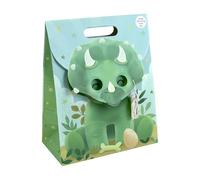 Eurowrap 36923-S2C - Dino, sac Large + masque 26,5x14x33 cm - Paq de 6