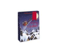 Eurowrap - X-29160-2Cpack - Pack 6 sacchetti regalo Natale 26,5x14x33cm
