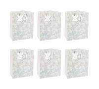 Eurowrap - X-29517-2Cpack - Pack 6 sacchetti regalo Natale 26,5x14x33cm