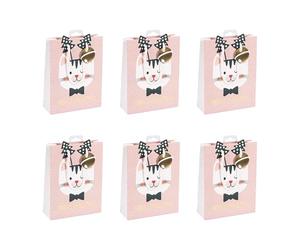Eurowrap - X-29529-2Cpack - Pack 6 sacchetti regalo Natale 26,5x14x33cm