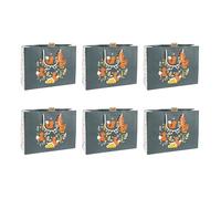 Eurowrap - X-30867-6Cpack - Pack 6 sacchetti regalo Natale 37,3x11,8x27,5cm