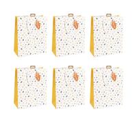 Eurowrap - X-30870-2Cpack - Pack 6 sacchetti regalo Natale 26,5x14x33cm