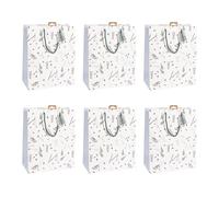 Eurowrap - X-30924-2Cpack - Pack 6 sacchetti regalo Natale 26,5x14x33cm