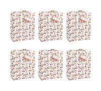 Eurowrap - X-32799-2Cpack - Pack 6 sacchetti regalo Natale 26,5x14x33cm