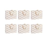 Eurowrap - X-32805-6Cpack - Pack 6 sacchetti regalo Natale 37,3x11,8x27,5cm