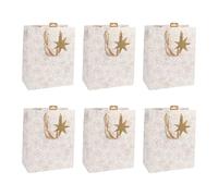 Eurowrap - X-32826-2Cpack - Pack 6 sacchetti regalo Natale 26,5x14x33cm