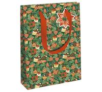 Eurowrap - X-34641-2C - sacchetto regalo Natalizio 26,5x14x33cm 210g