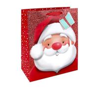 Eurowrap - X-36148-2Cpack - Pack 12 sacchetti regalo Natale 26,5x14x33cm