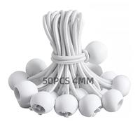 Eurtes 50 pezzi tenditore elastico, 150 mm flessibile tenditore vasca sandow elastico, tenditore elastico palla per bache, tende, campeggio, bandiere