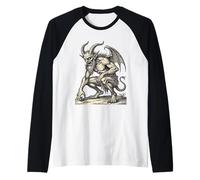 Eurynome L'osservatore con Un Sorriso malvagio Maglia con Maniche Raglan